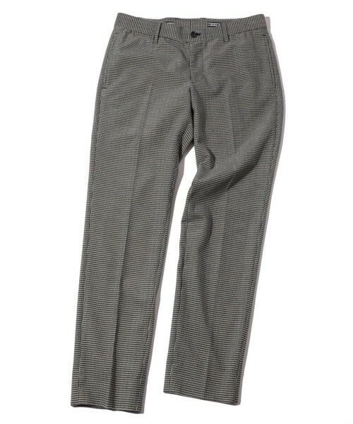 MEN'S BIGI / メンズビギ スラックス・ドレスパンツ | トリコットコーデュロイ千鳥格子プリントスラックスパンツ＜セットアップ対応＞ | 詳細5