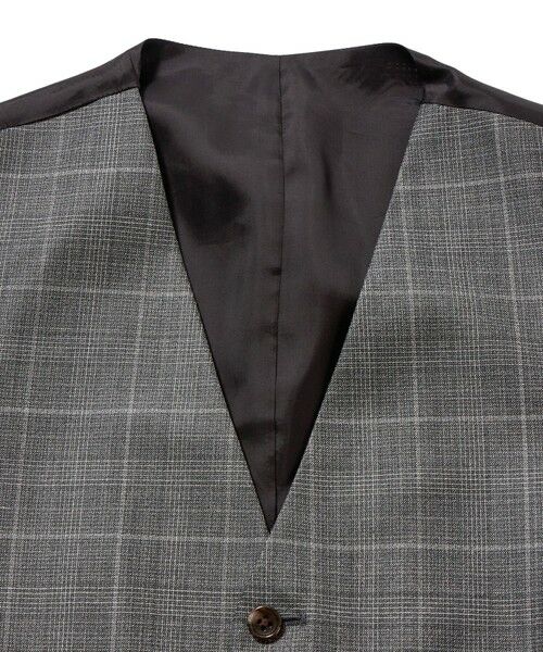 MEN'S BIGI / メンズビギ ベスト | ブライト杢グレンチェックベスト＜スリーピース対応＞ | 詳細4