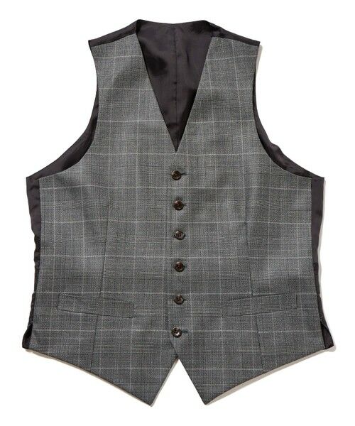 MEN'S BIGI / メンズビギ ベスト | ブライト杢グレンチェックベスト＜スリーピース対応＞ | 詳細3
