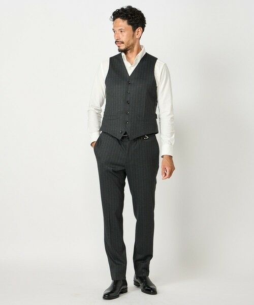 MEN'S BIGI / メンズビギ ベスト | 【ACTIVE TAILOR】エクストラTRジャージプリントベスト＜スリーピース対応＞ | 詳細2