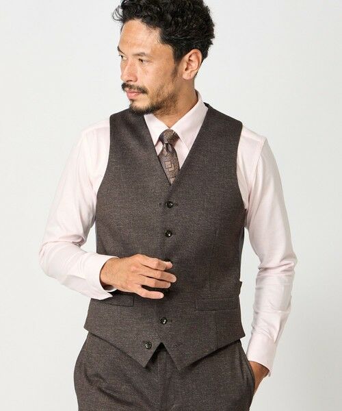 MEN'S BIGI / メンズビギ ベスト | 【ACTIVE TAILOR】エクストラTRジャージプリントベスト＜スリーピース対応＞ | 詳細6