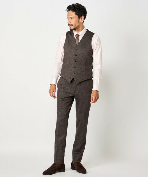 MEN'S BIGI / メンズビギ ベスト | 【ACTIVE TAILOR】エクストラTRジャージプリントベスト＜スリーピース対応＞ | 詳細7