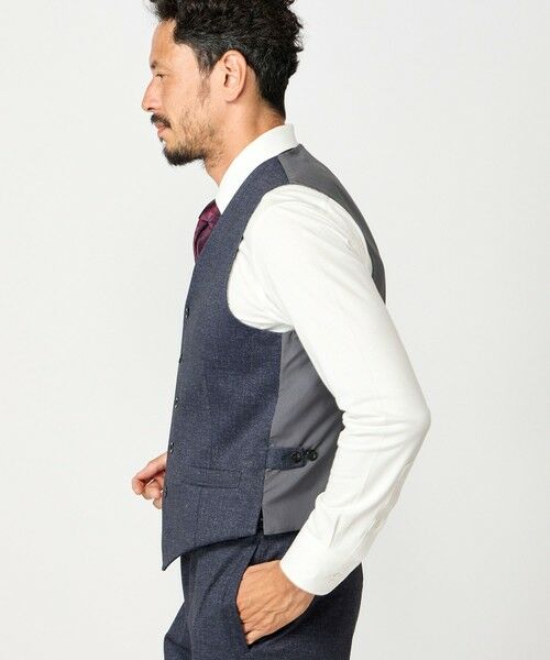 MEN'S BIGI / メンズビギ ベスト | 【ACTIVE TAILOR】エクストラTRジャージプリントベスト＜スリーピース対応＞ | 詳細12