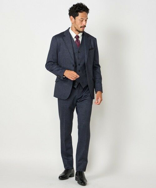 MEN'S BIGI / メンズビギ ベスト | 【ACTIVE TAILOR】エクストラTRジャージプリントベスト＜スリーピース対応＞ | 詳細15