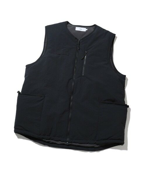 MEN'S BIGI / メンズビギ ダウンジャケット・ベスト | CUBETEX中綿ベスト（ブラック）