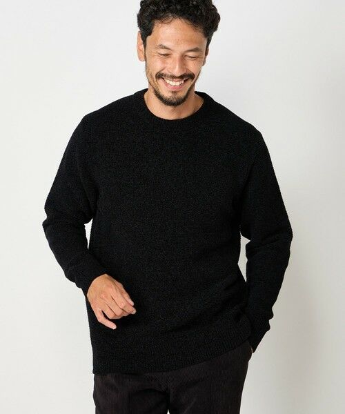 MEN'S BIGI / メンズビギ ニット・セーター | 7G撚糸モールガーターニット | 詳細7