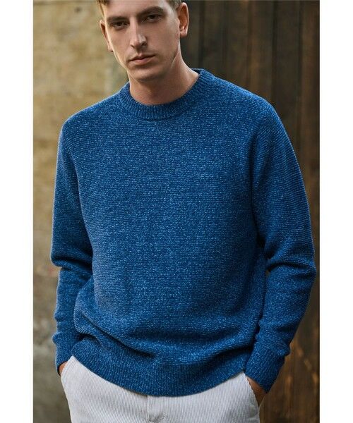 MEN'S BIGI / メンズビギ ニット・セーター | 7G撚糸モールガーターニット | 詳細13