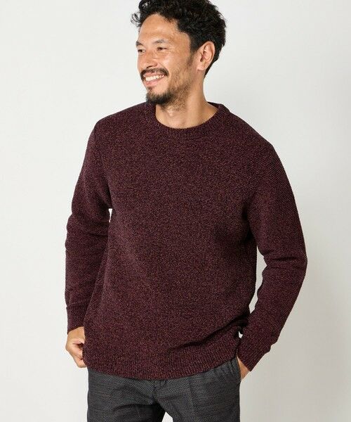 MEN'S BIGI / メンズビギ ニット・セーター | 7G撚糸モールガーターニット | 詳細15