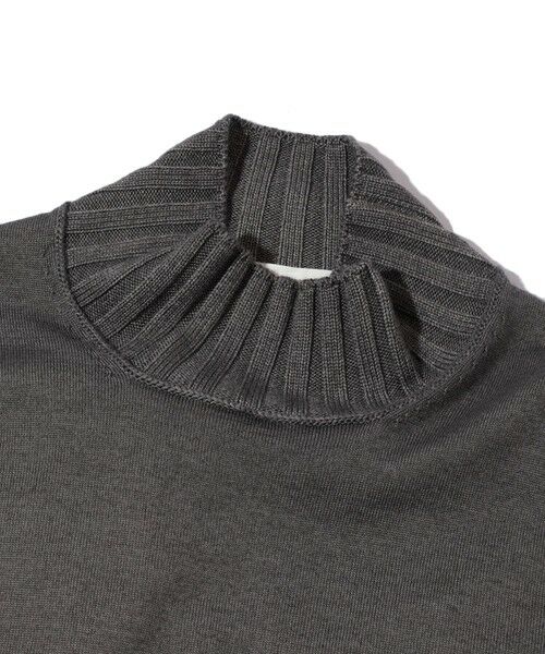 MEN'S BIGI / メンズビギ ニット・セーター | 【FILIPPO DE LAURENTIIS】12G天竺ハイゲージニット | 詳細4