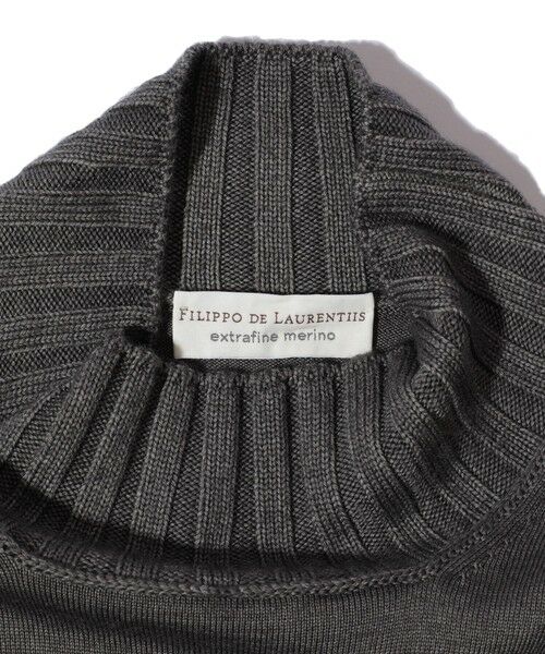 MEN'S BIGI / メンズビギ ニット・セーター | 【FILIPPO DE LAURENTIIS】12G天竺ハイゲージニット | 詳細7