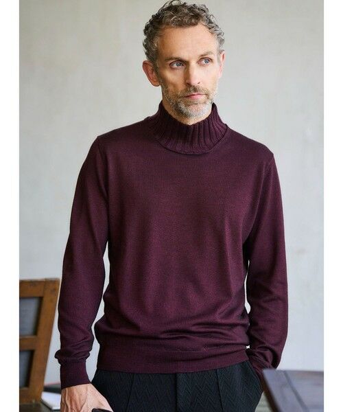 MEN'S BIGI / メンズビギ ニット・セーター | 【FILIPPO DE LAURENTIIS】12G天竺ハイゲージニット | 詳細19