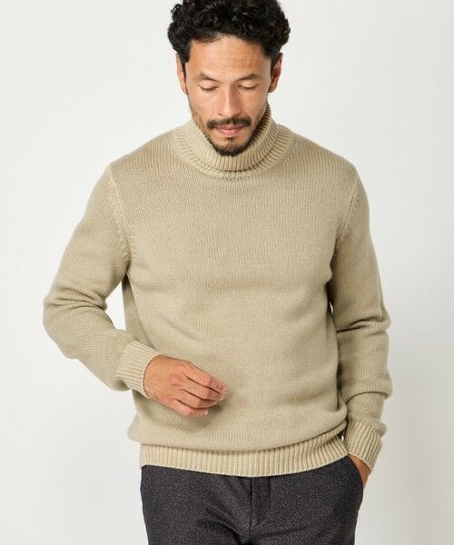 MEN'S BIGI / メンズビギ ニット・セーター | 【FILIPPO DE LAURENTIIS】5Gタートルネックニット | 詳細1