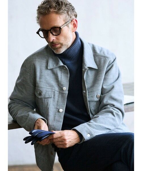 MEN'S BIGI / メンズビギ ニット・セーター | 【FILIPPO DE LAURENTIIS】5Gタートルネックニット | 詳細17