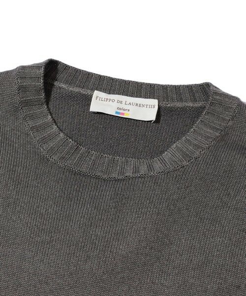 MEN'S BIGI / メンズビギ ニット・セーター | 【FILIPPO DE LAURENTIIS】10Gクルーネックニット | 詳細3