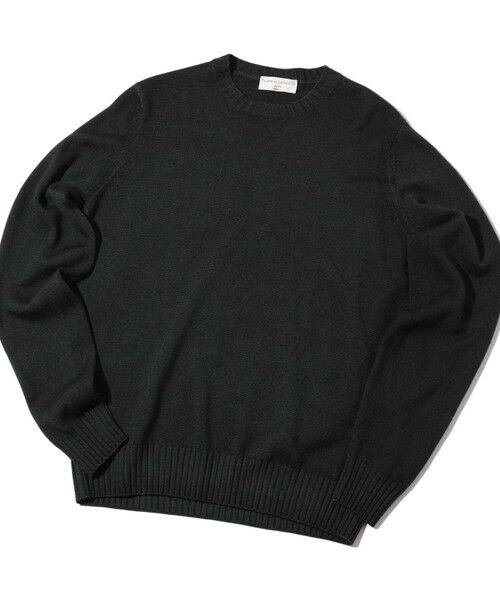 MEN'S BIGI / メンズビギ ニット・セーター | 【FILIPPO DE LAURENTIIS】10Gクルーネックニット（モスグリーン）