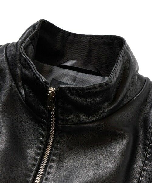 MEN'S BIGI / メンズビギ レザーブルゾン・ジャケット | クロームタンニングレザージャケット | 詳細10