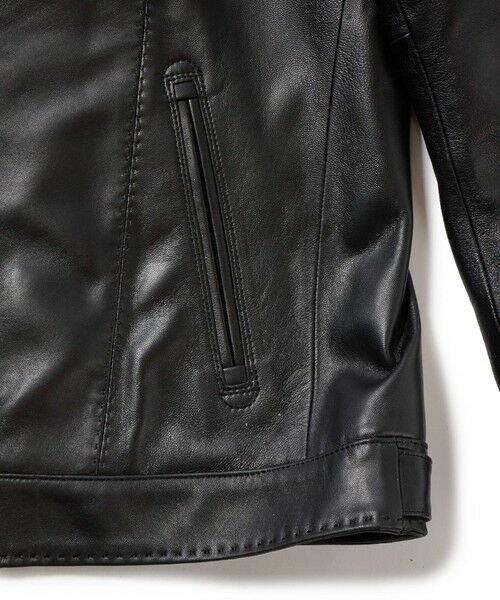 MEN'S BIGI / メンズビギ レザーブルゾン・ジャケット | クロームタンニングレザージャケット | 詳細12