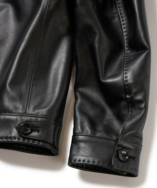 MEN'S BIGI / メンズビギ レザーブルゾン・ジャケット | クロームタンニングレザージャケット | 詳細15