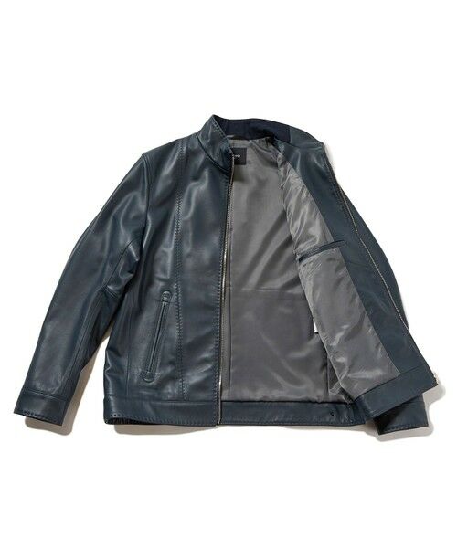 MEN'S BIGI / メンズビギ レザーブルゾン・ジャケット | クロームタンニングレザージャケット | 詳細28
