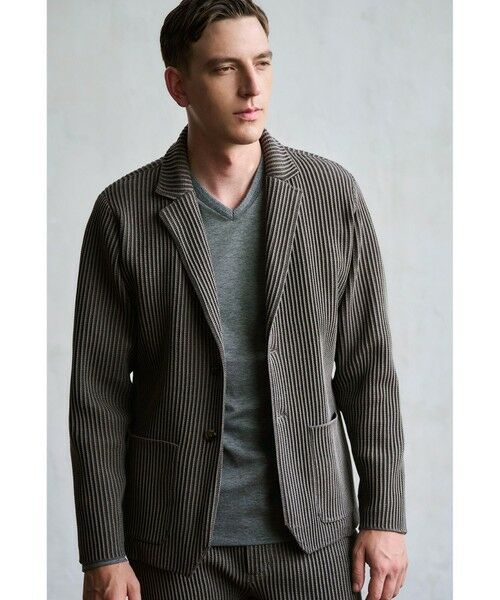 MEN'S BIGI / メンズビギ Tシャツ | 【ACTIVE TAILOR】シルケットスムースVネックロングTシャツ | 詳細10