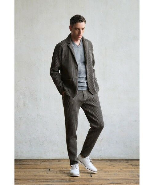 MEN'S BIGI / メンズビギ Tシャツ | 【ACTIVE TAILOR】シルケットスムースVネックロングTシャツ | 詳細11