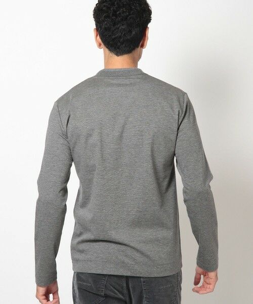 MEN'S BIGI / メンズビギ Tシャツ | 【ACTIVE TAILOR】シルケットスムースVネックロングTシャツ | 詳細7
