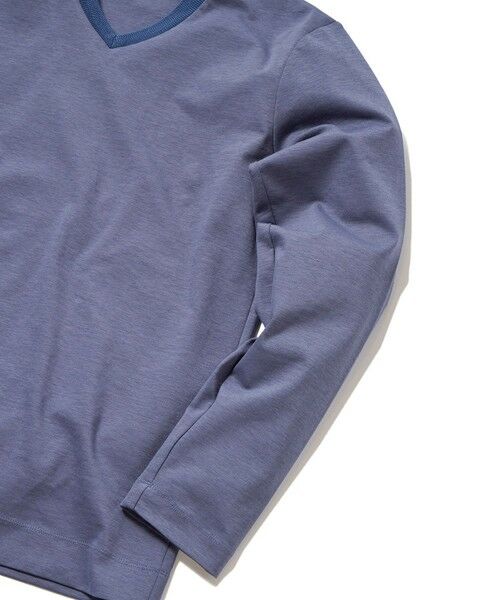 MEN'S BIGI / メンズビギ Tシャツ | 【ACTIVE TAILOR】シルケットスムースVネックロングTシャツ | 詳細19