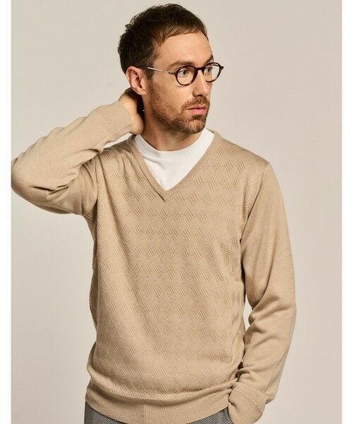 MEN'S BIGI / メンズビギ Tシャツ | 【ACTIVE TAILOR】シルケットスムースクルーネックロングTシャツ | 詳細3