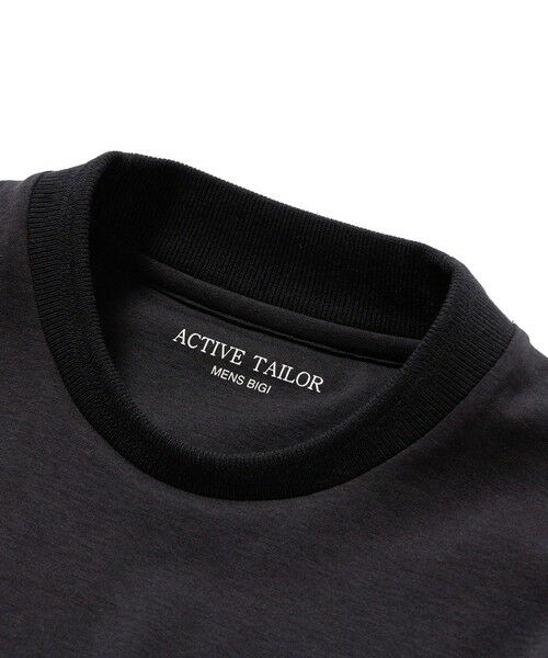 MEN'S BIGI / メンズビギ Tシャツ | 【ACTIVE TAILOR】シルケットスムースクルーネックロングTシャツ | 詳細12