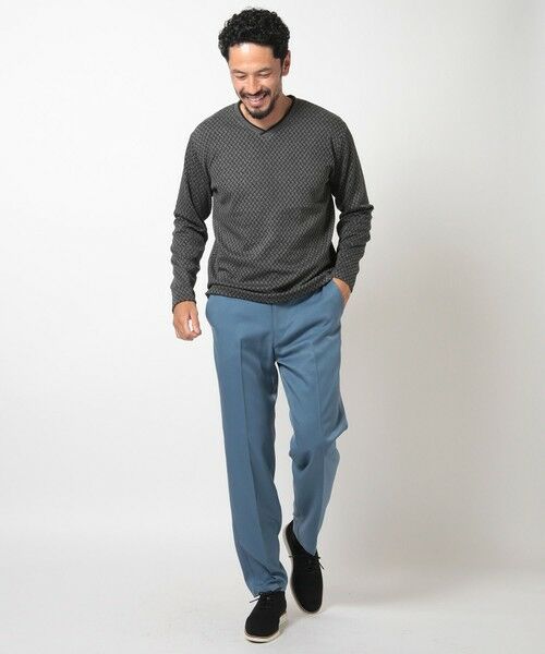 MEN'S BIGI / メンズビギ Tシャツ | フクレジャカードVネックカットソー | 詳細10