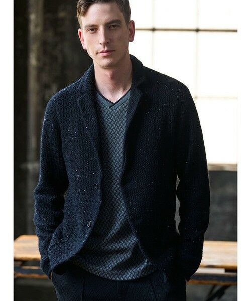 MEN'S BIGI / メンズビギ Tシャツ | フクレジャカードVネックカットソー | 詳細15