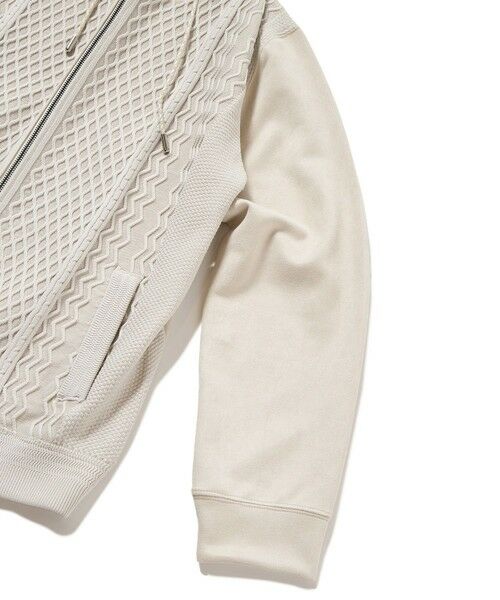 MEN'S BIGI / メンズビギ スウェット | ニットコンビパーカ | 詳細5