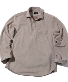 MEN'S BIGI / メンズビギ ポロシャツ | ピケスエードカットシャツ