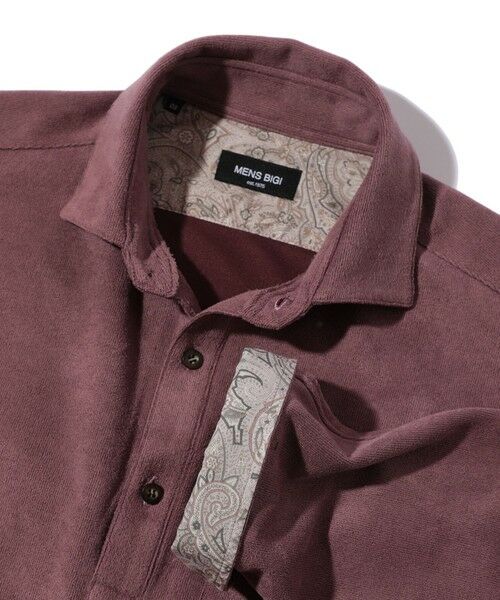 MEN'S BIGI / メンズビギ ポロシャツ | ピケスエードカットシャツ | 詳細18