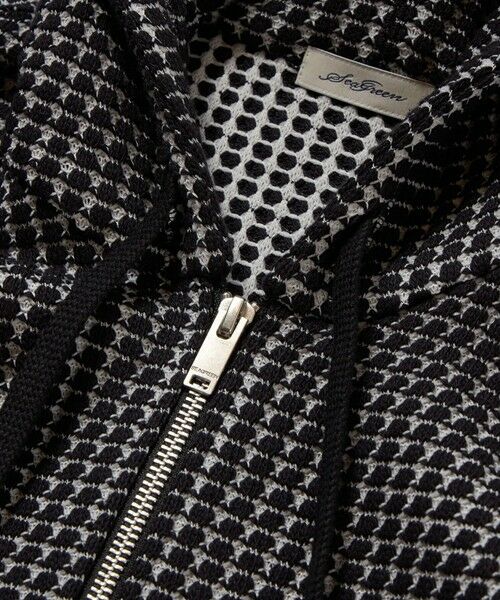 MEN'S BIGI / メンズビギ スウェット | 【Seagreen/シーグリーン】ビッグワッフルパーカ | 詳細10