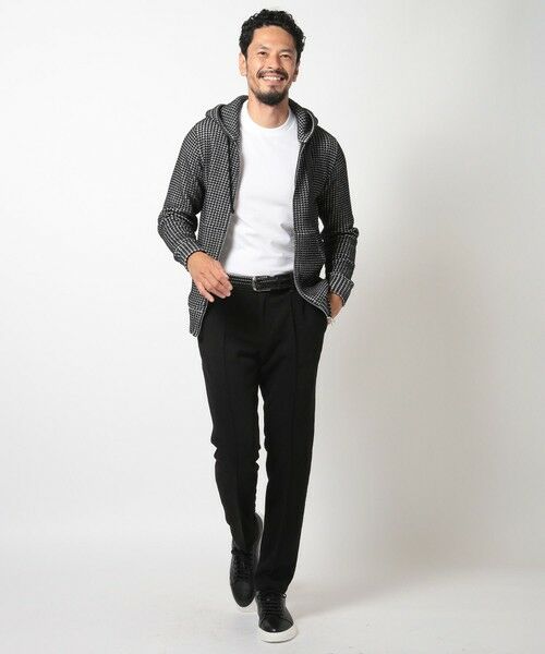 MEN'S BIGI / メンズビギ スウェット | 【Seagreen/シーグリーン】ビッグワッフルパーカ | 詳細5