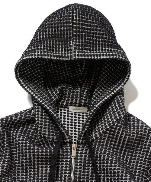 MEN'S BIGI / メンズビギ スウェット | 【Seagreen/シーグリーン】ビッグワッフルパーカ | 詳細7