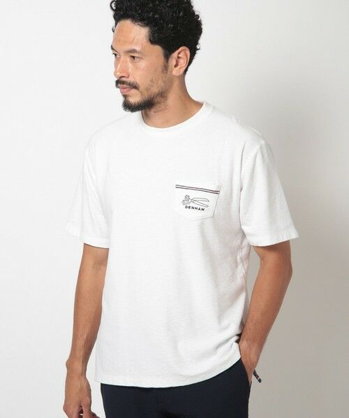 MEN'S BIGI / メンズビギ Tシャツ | 【DENHAM/デンハム】オーガニック ミニパイルポケットＴシャツ | 詳細1