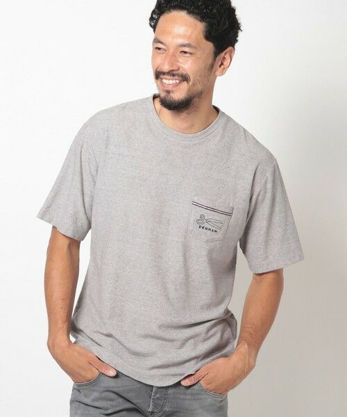 MEN'S BIGI / メンズビギ Tシャツ | 【DENHAM/デンハム】オーガニック ミニパイルポケットＴシャツ | 詳細11