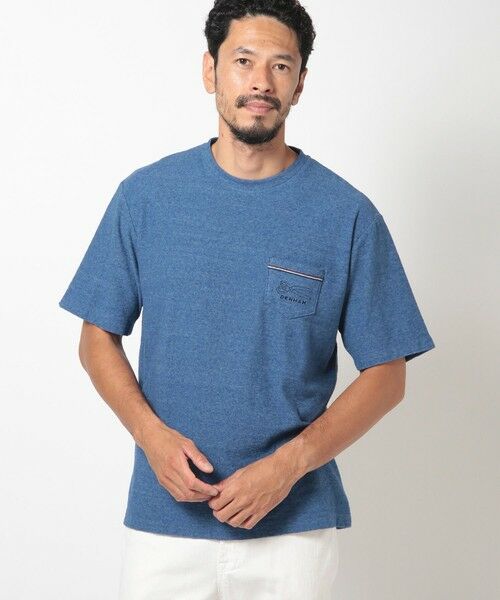 MEN'S BIGI / メンズビギ Tシャツ | 【DENHAM/デンハム】オーガニック ミニパイルポケットＴシャツ | 詳細14