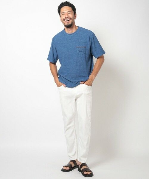 MEN'S BIGI / メンズビギ Tシャツ | 【DENHAM/デンハム】オーガニック ミニパイルポケットＴシャツ | 詳細17