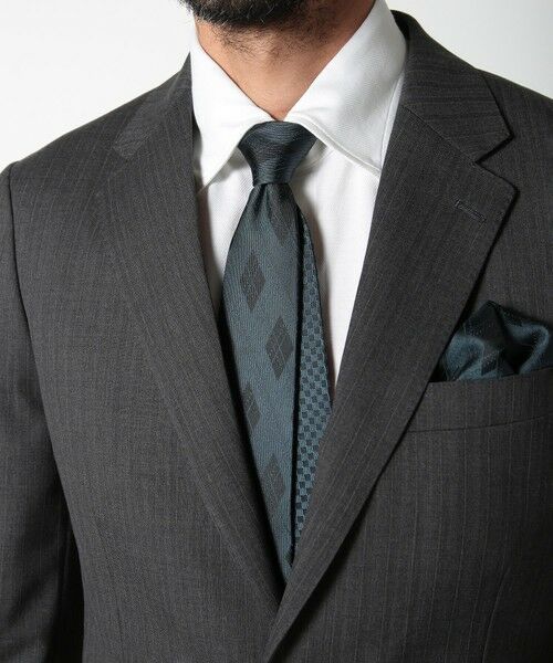 MEN'S BIGI / メンズビギ ネクタイ | アーガイル柄シルクネクタイ | 詳細4