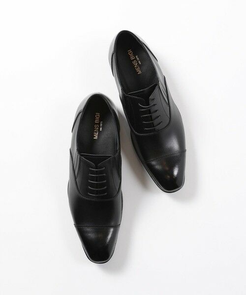 MEN'S BIGI / メンズビギ ビジネス・ドレスシューズ | キップスムースレザーコンフォートシューズ（ブラック）