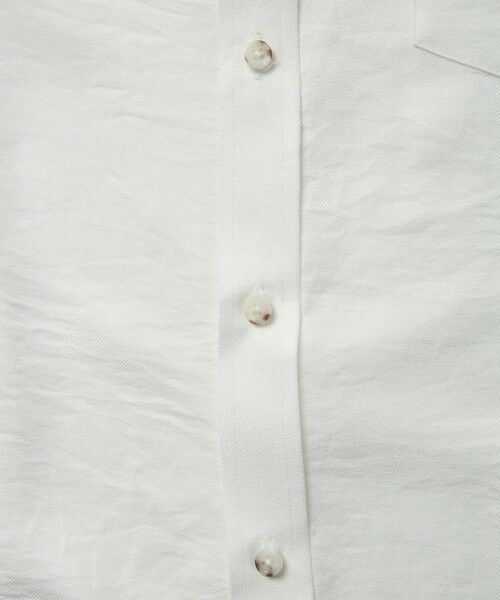 MEN'S BIGI / メンズビギ シャツ・ブラウス | メランジポリエステルホリゾンタルカラーシャツ | 詳細4