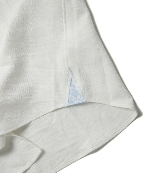 MEN'S BIGI / メンズビギ シャツ・ブラウス | メランジポリエステルホリゾンタルカラーシャツ | 詳細6