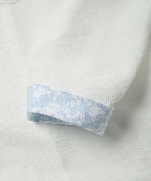 MEN'S BIGI / メンズビギ シャツ・ブラウス | メランジポリエステルホリゾンタルカラーシャツ | 詳細7