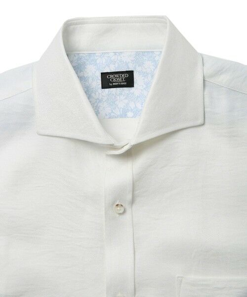 MEN'S BIGI / メンズビギ シャツ・ブラウス | メランジポリエステルホリゾンタルカラーシャツ | 詳細2