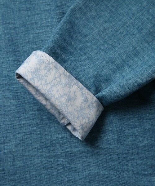 MEN'S BIGI / メンズビギ シャツ・ブラウス | メランジポリエステルホリゾンタルカラーシャツ | 詳細14