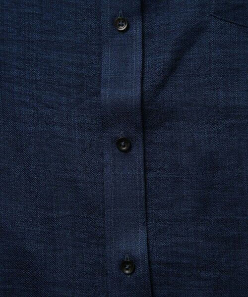 MEN'S BIGI / メンズビギ シャツ・ブラウス | メランジポリエステルホリゾンタルカラーシャツ | 詳細17