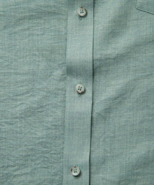 MEN'S BIGI / メンズビギ シャツ・ブラウス | メランジポリエステルホリゾンタルカラーシャツ | 詳細22
